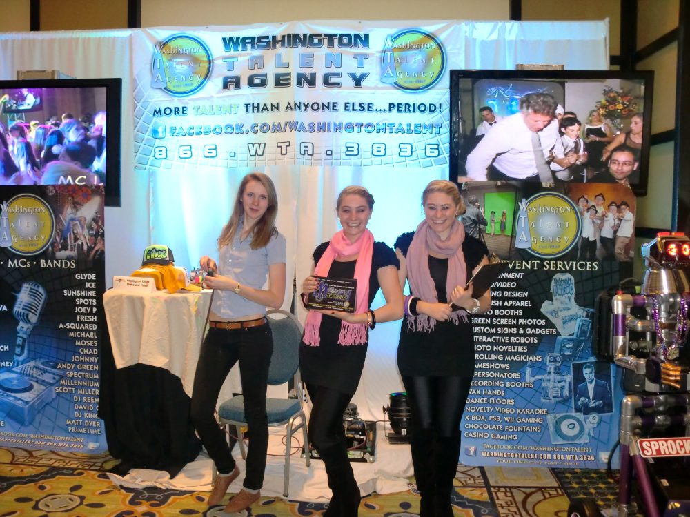 Washington Talent is a frequent exhibitor at Milestones Party & Event Planning Expo